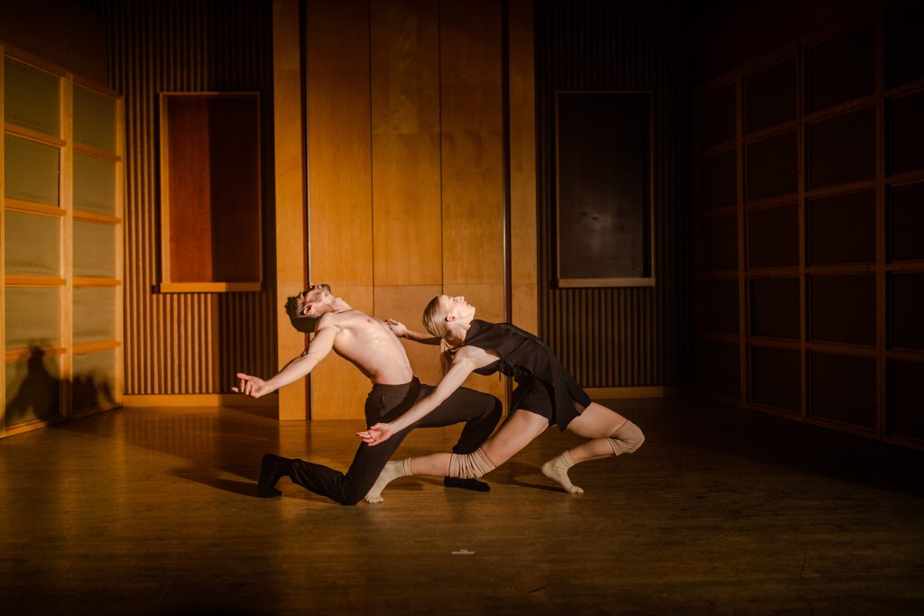 Andrew McCormack and Meghan McMartin perform "Strange Flesh" (2016/2022) by Cecilia Livingston, with choreography by Angela Blumberg
